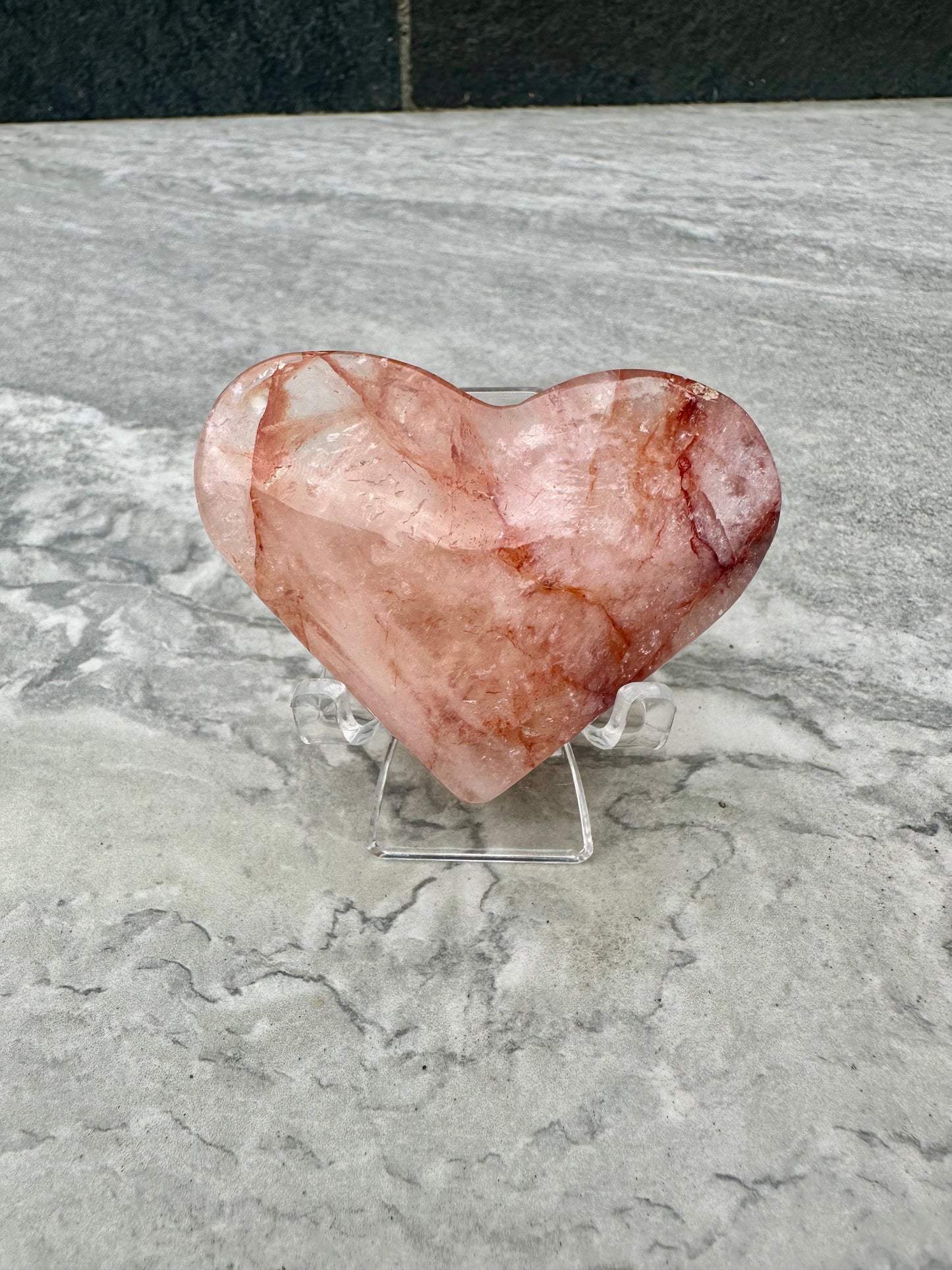 Fire Quartz Heart