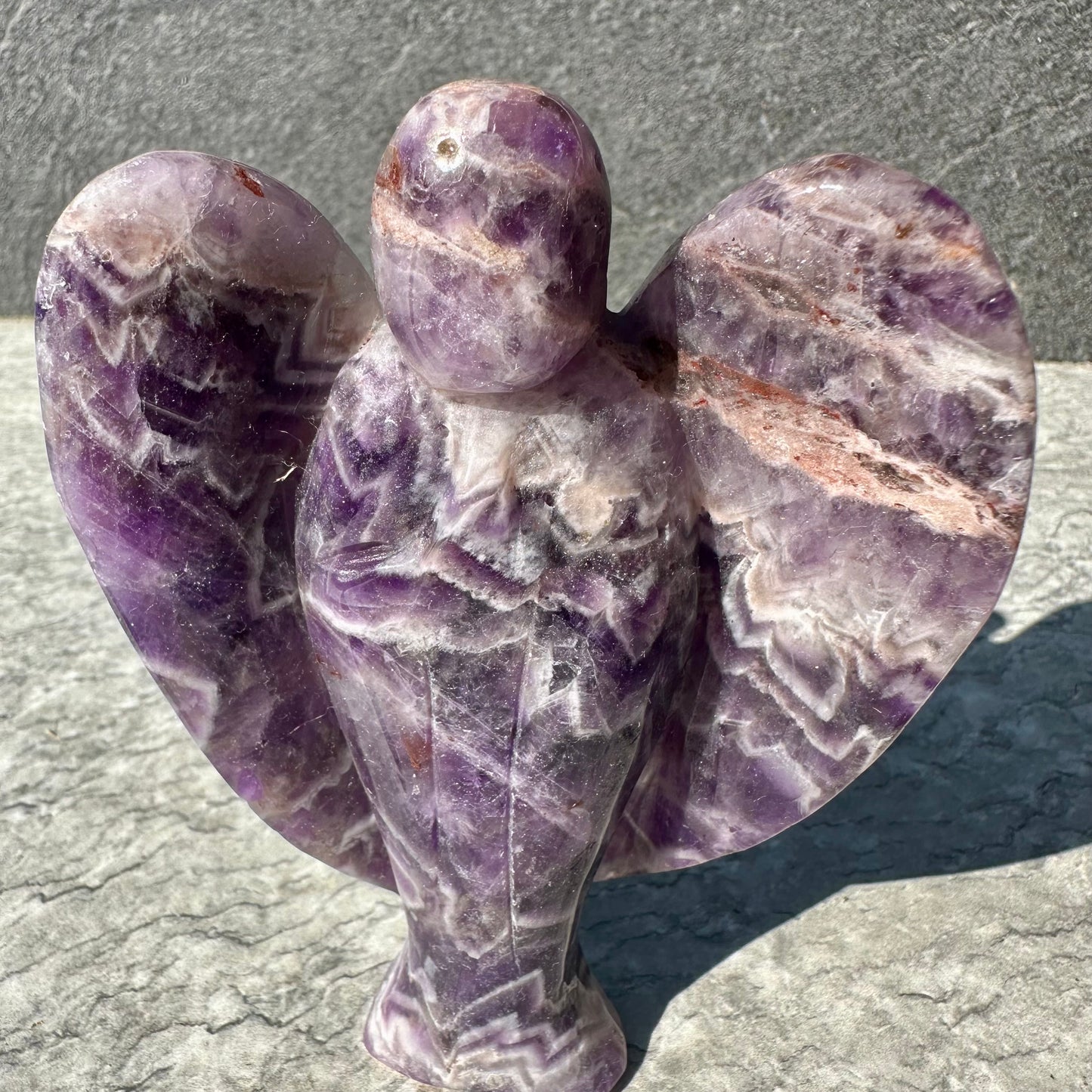 Dream Amethyst Angel Carvings