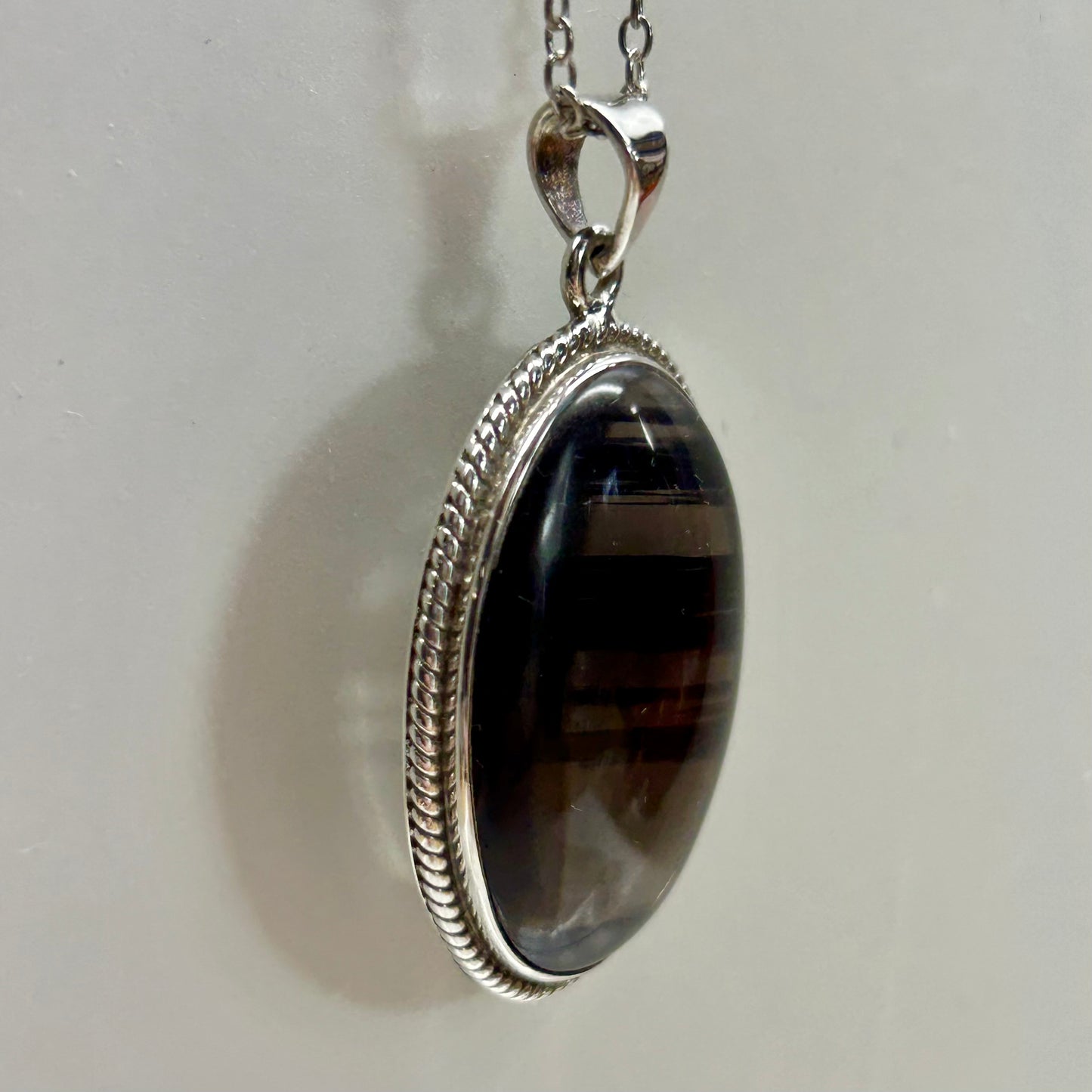 Ice Obsidian 925 Necklace