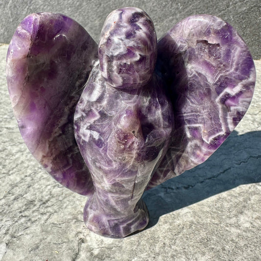 Dream Amethyst Angel Carvings