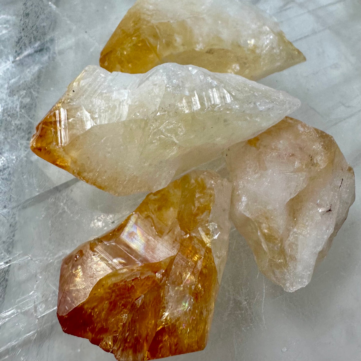 Citrine Raw Points
