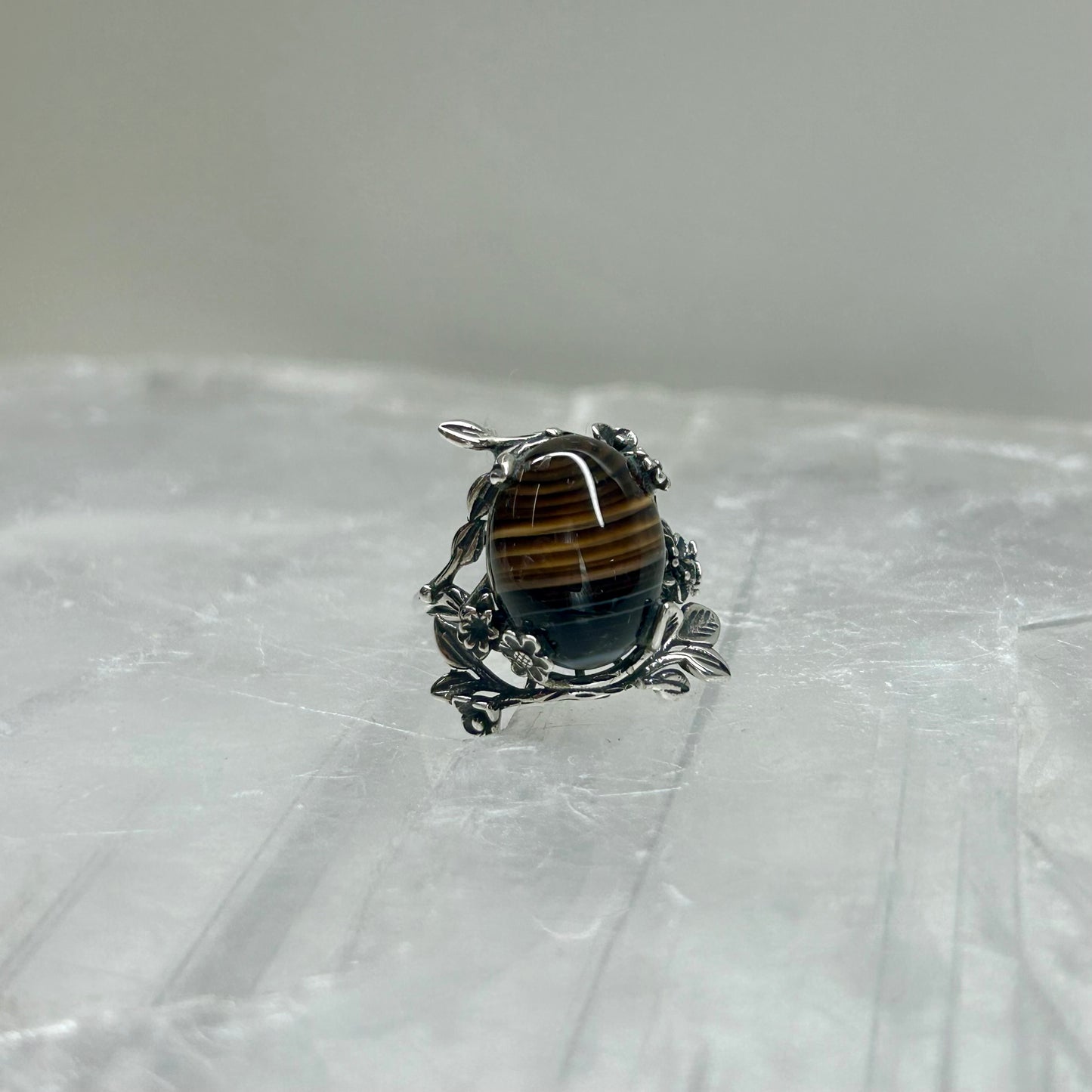 Agate Adjustable Ring