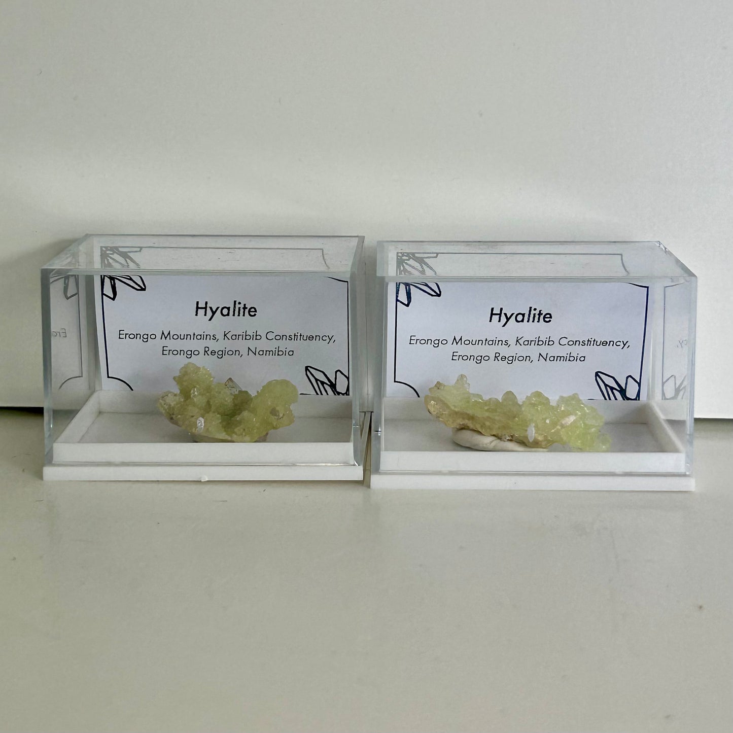 Hyalite Raw Specimens
