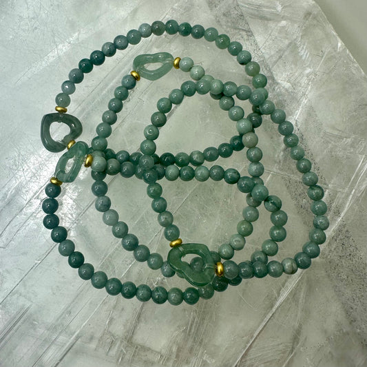 Jade 6mm Heart Bracelet