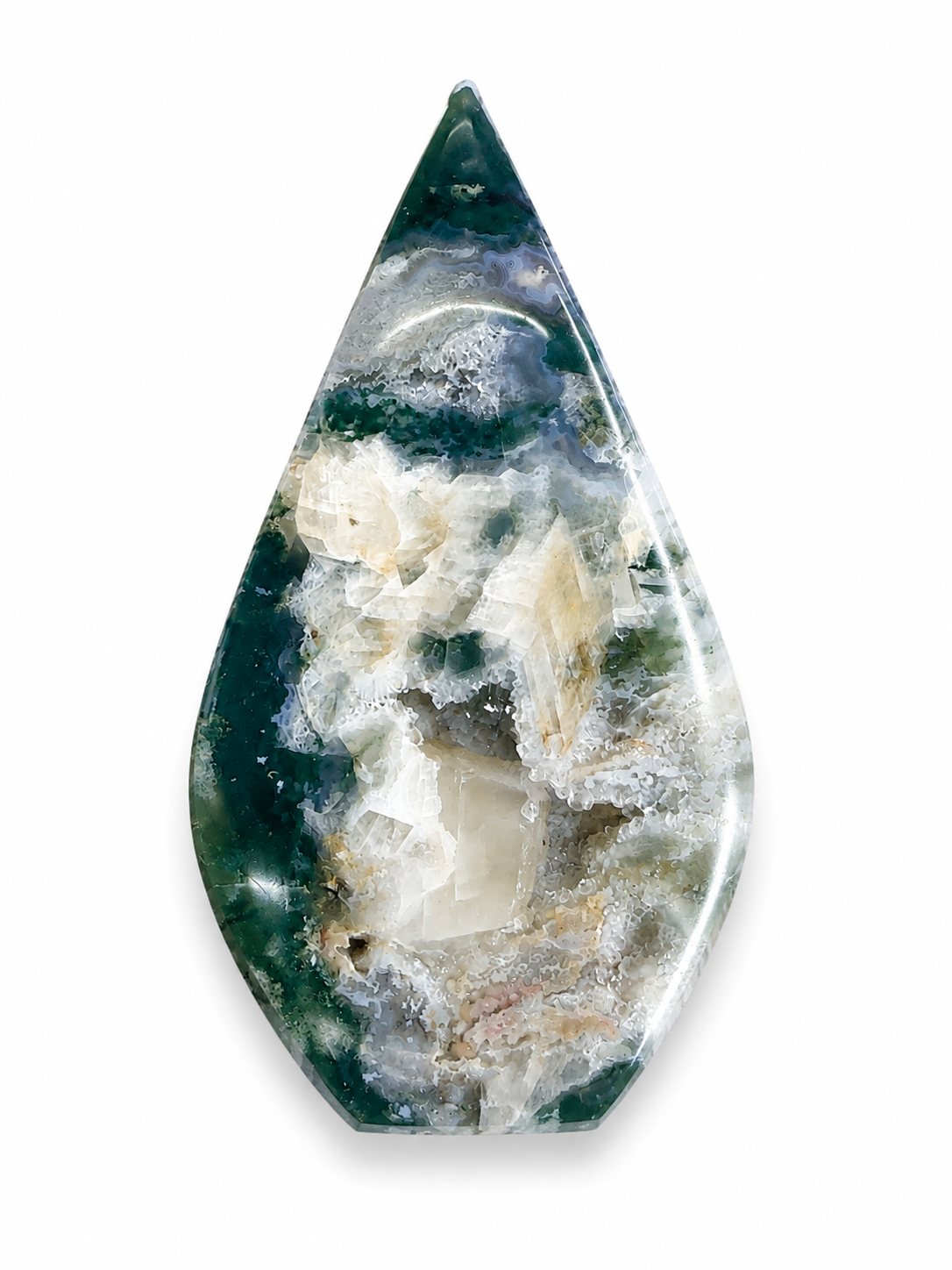 Moss Agate Flame