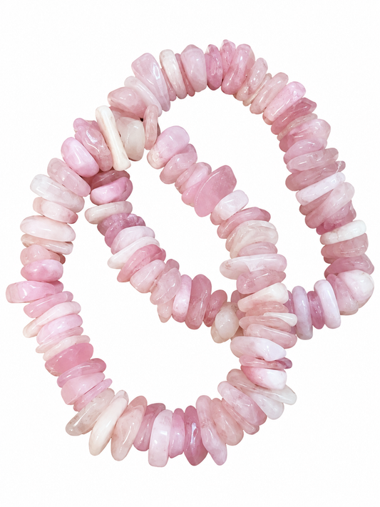 Kunzite 10 mm Chip Bracelet