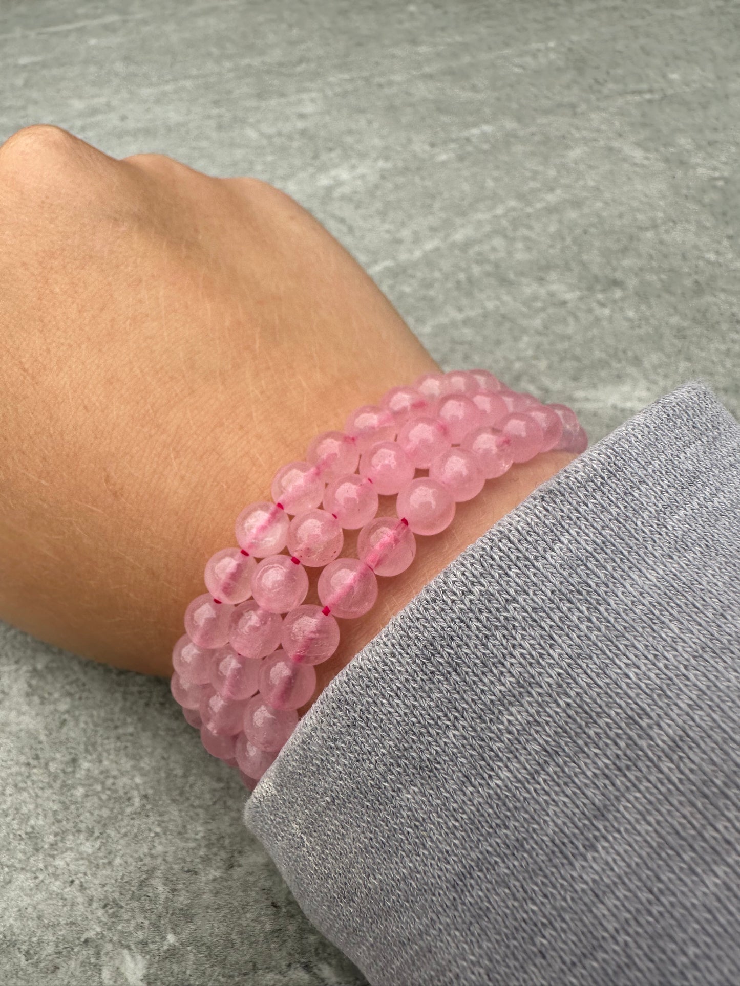 Rose Quartz 6mm Bracelets