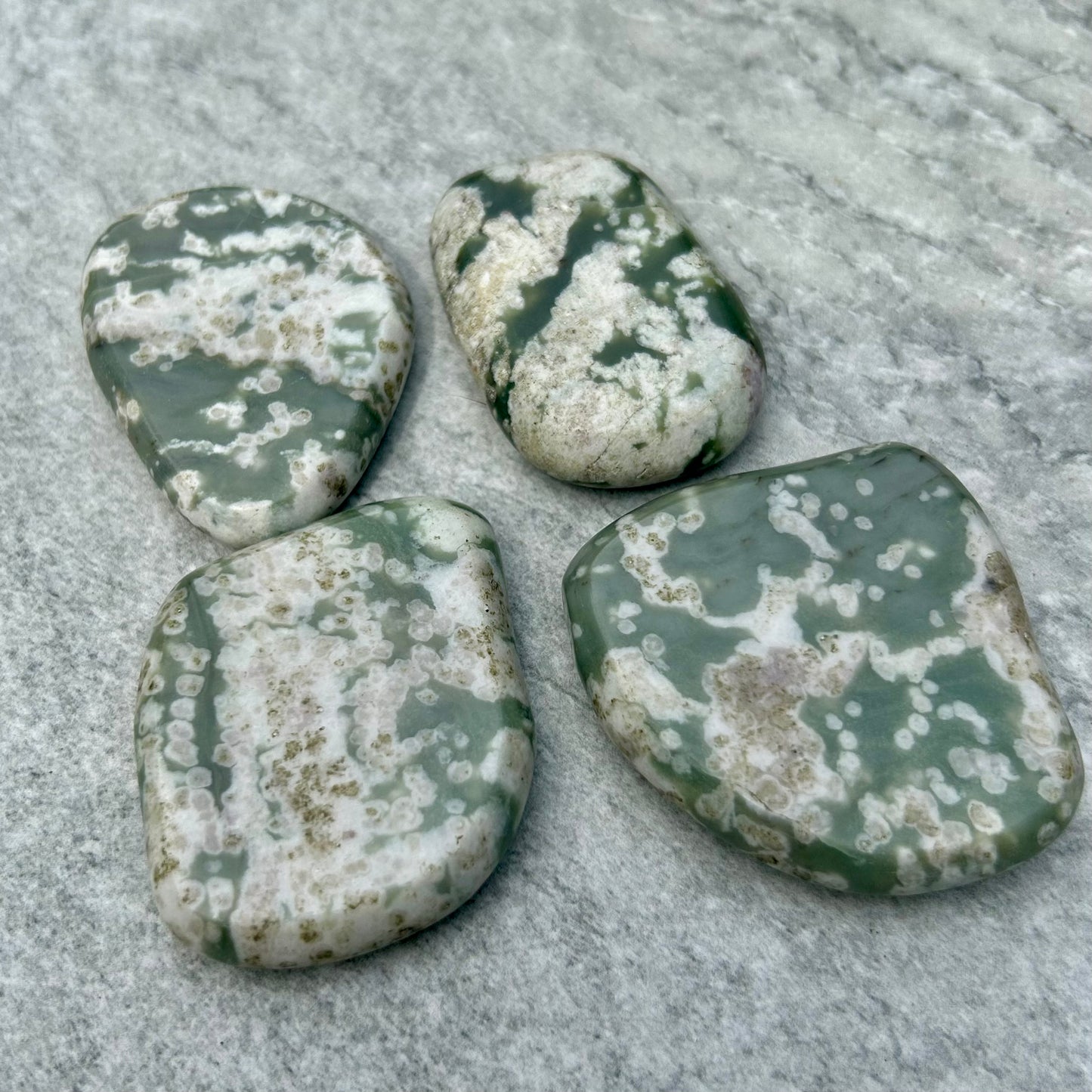 Peace Jade Palm Stones