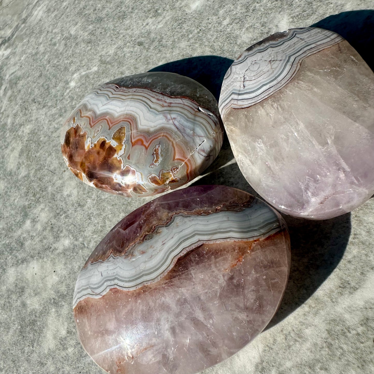 Argentina Agate & Amethyst Palms