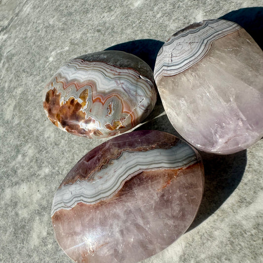 Argentina Agate & Amethyst Palms