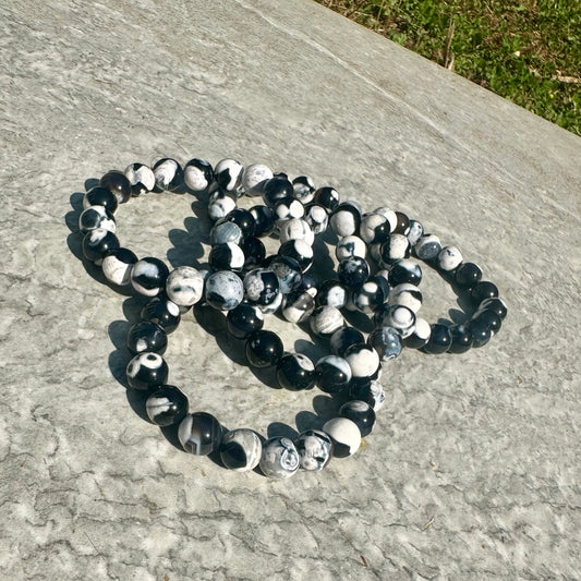 Orca Agate Bracelets 10mm