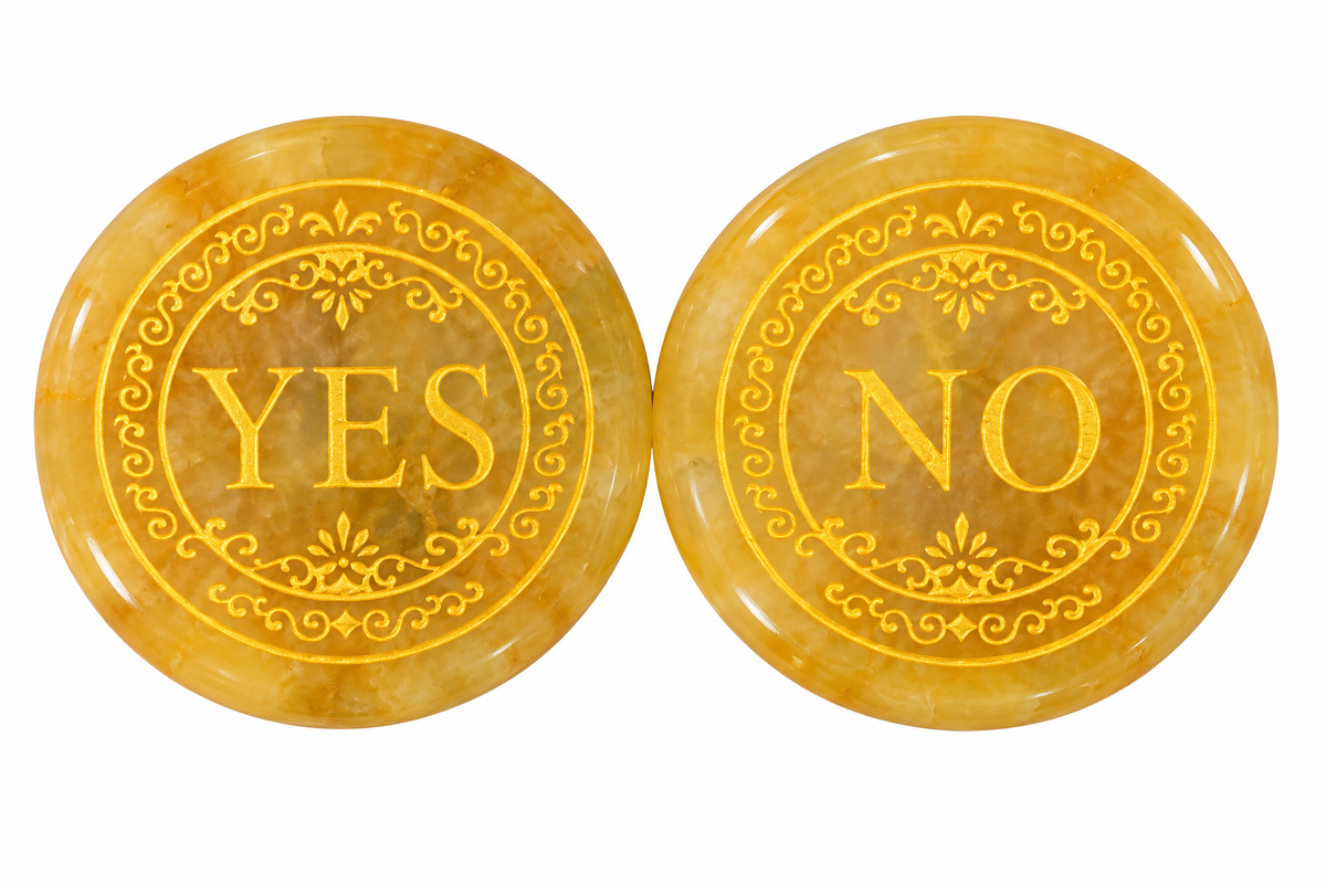 Yes No Coins 2.5cm 7g