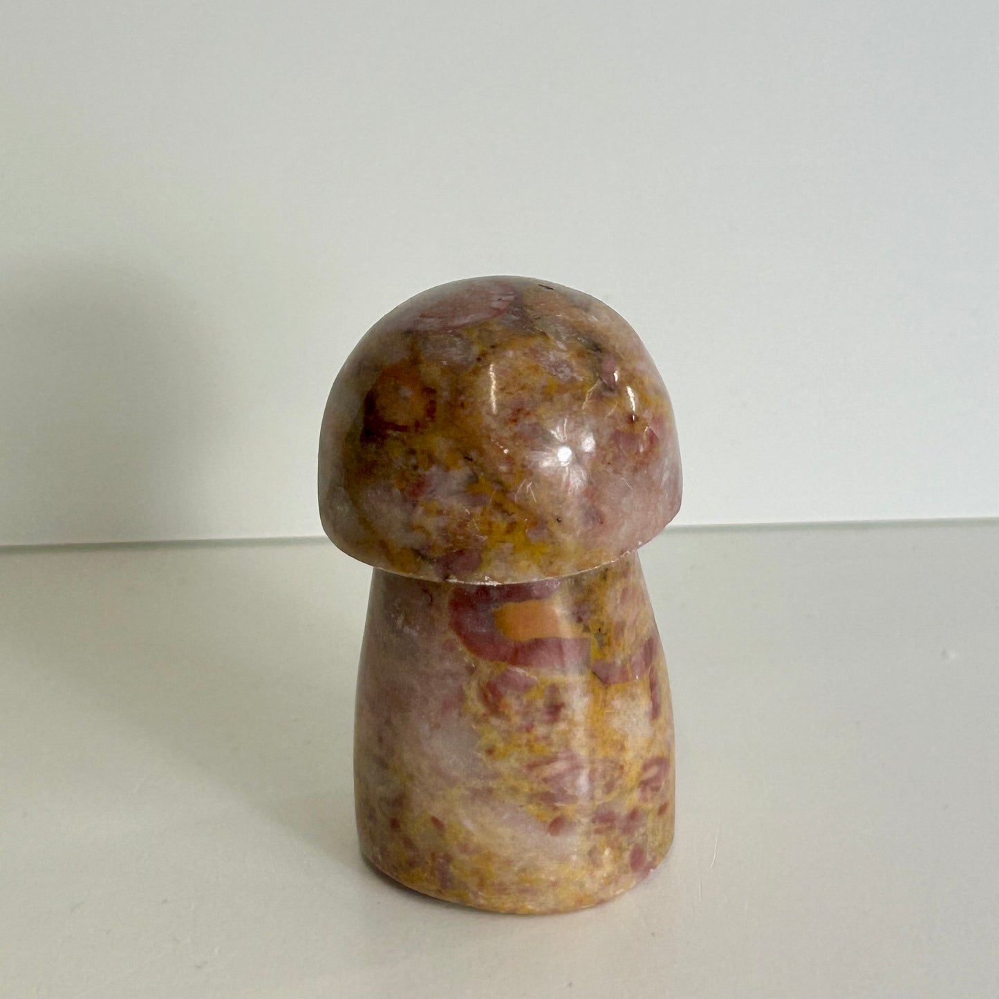 Rose Calcite Mushroom