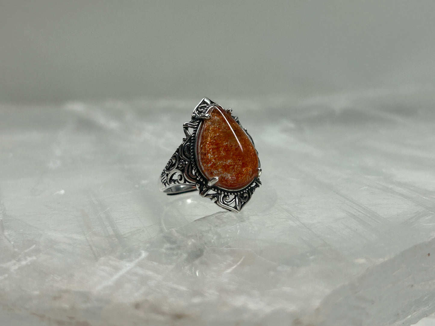 Sunstone Adjustable Ring