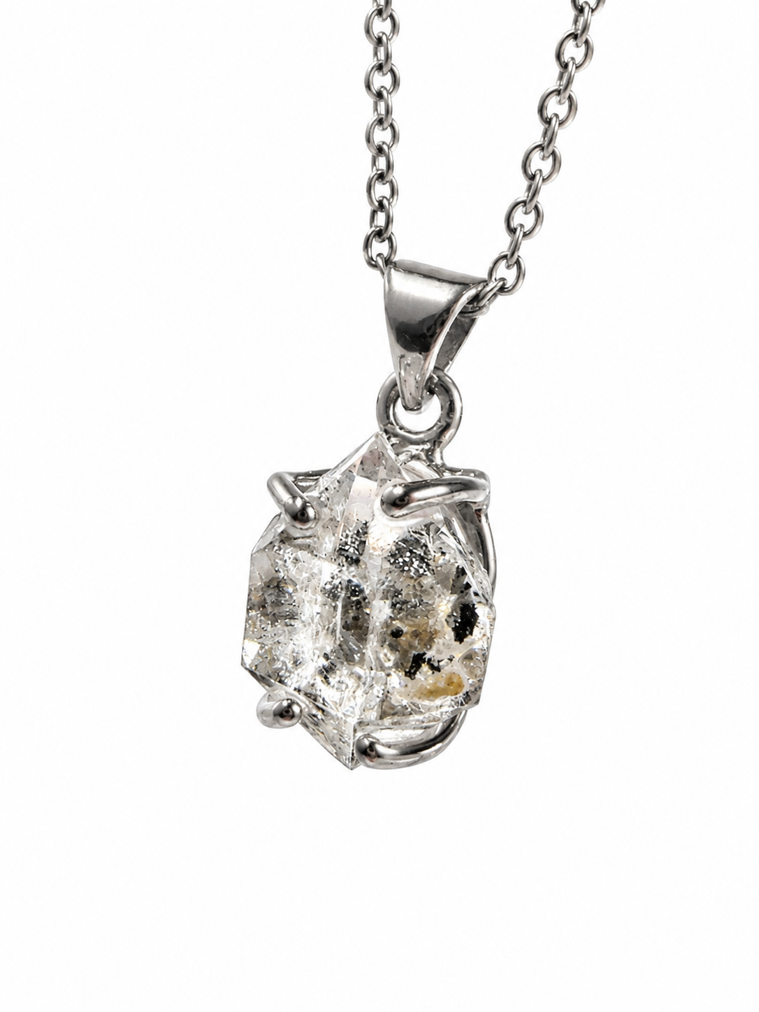 Herkimer Diamond Raw Pendant