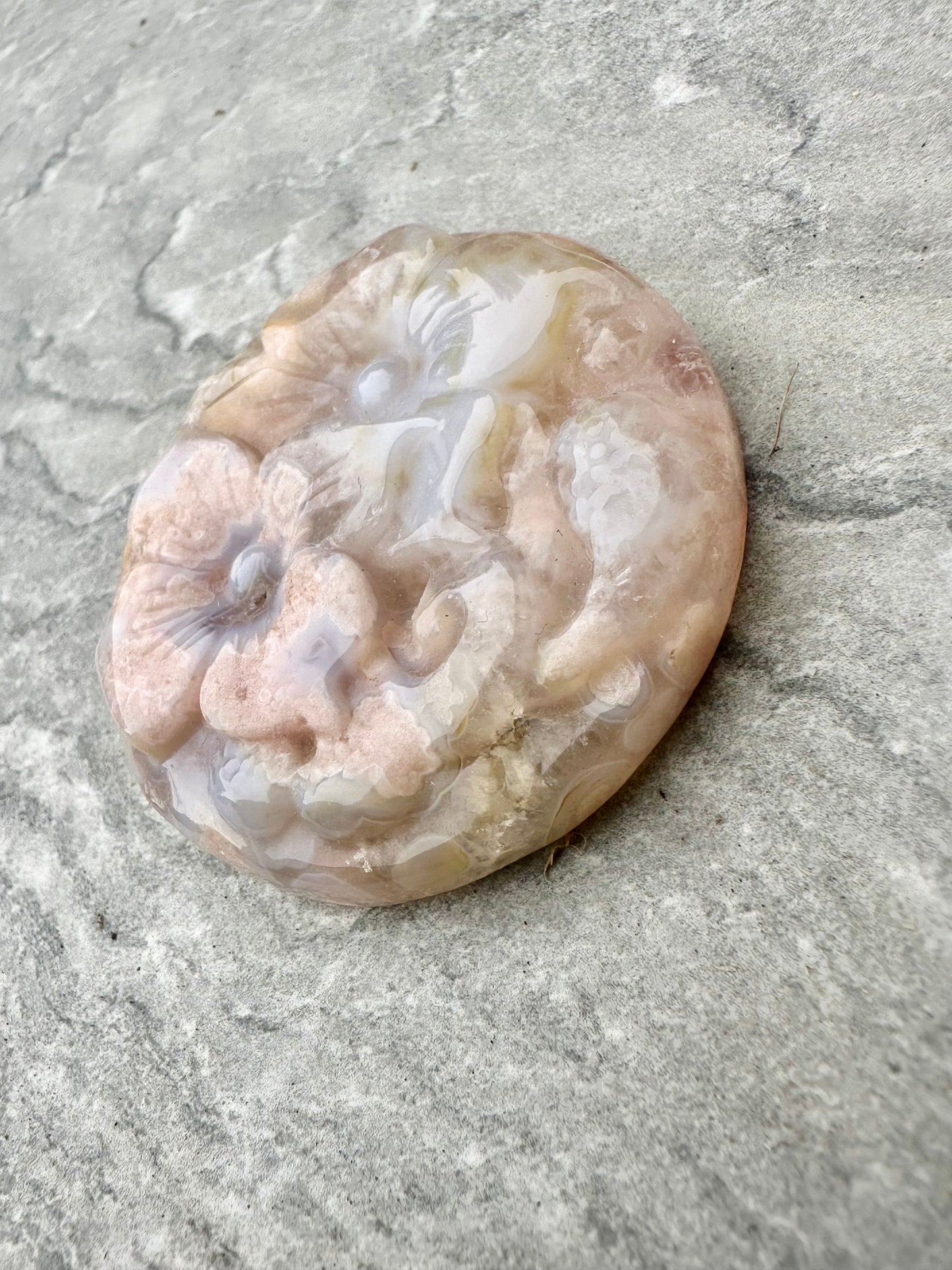 Flower agate