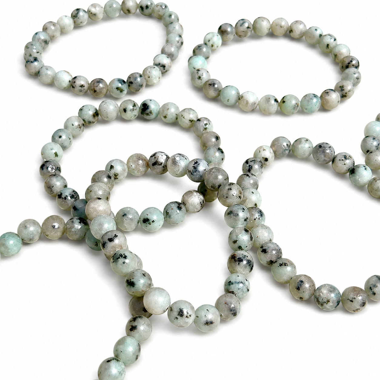 Kiwi Jasper 8mm Bracelets