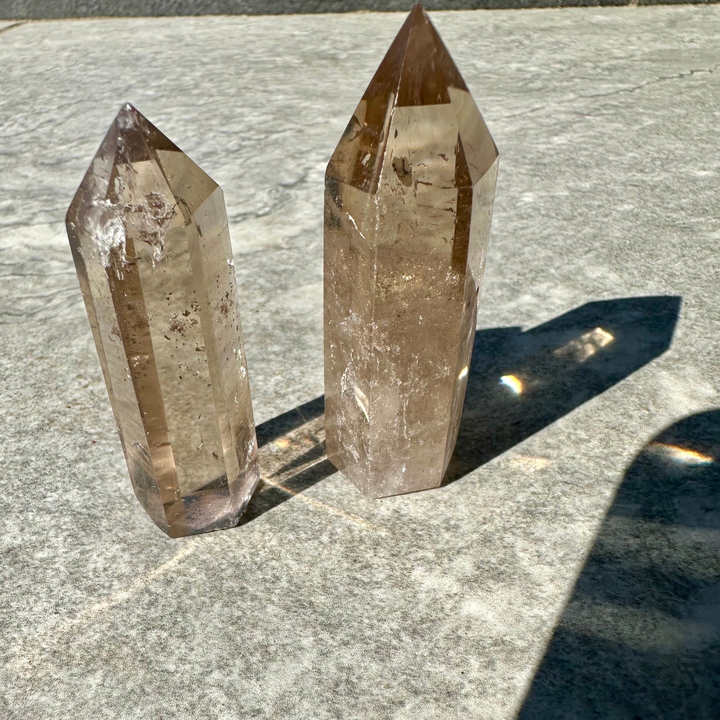 Smokey Quartz Towers