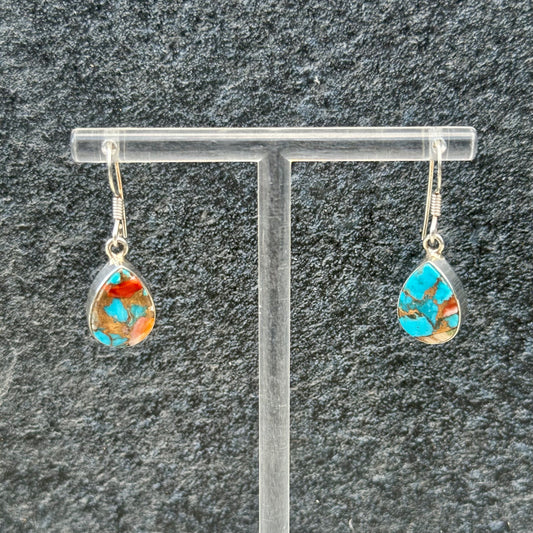 Oyster Turquoise 925 Earrings