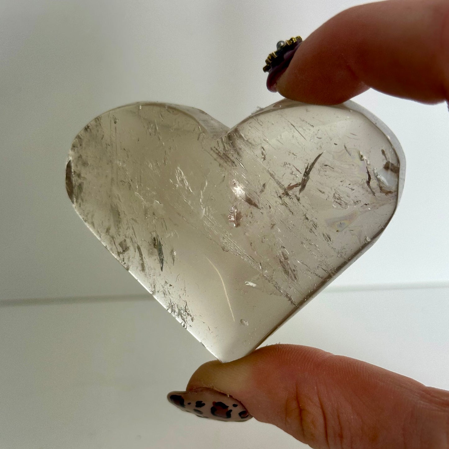 Smokey Quartz Crystal Heart