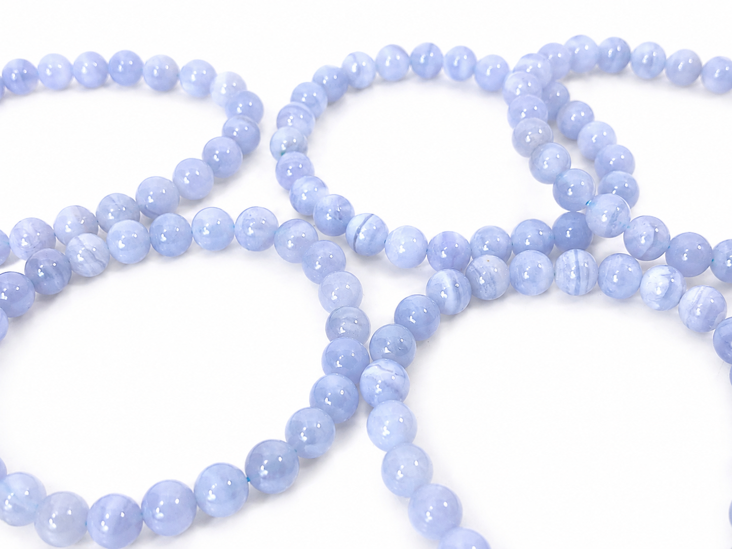 Blue Lace Agate 8 mm Bracelet