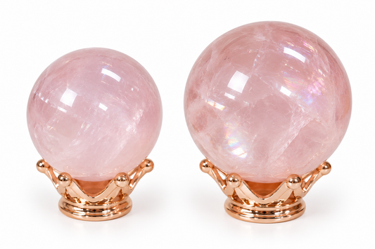 Star Rose Quartz Mini Spheres