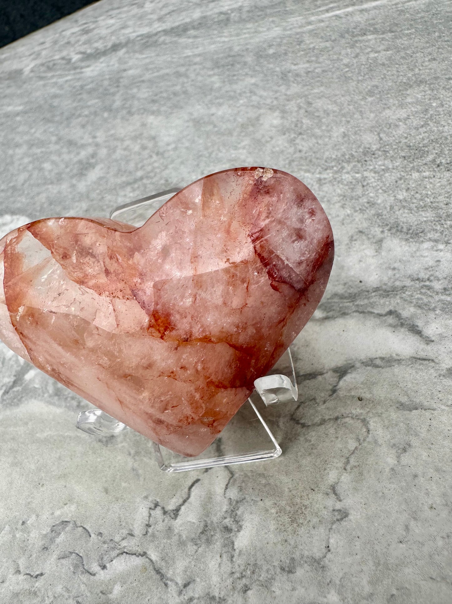 Fire Quartz Heart