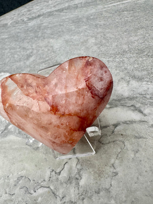 Fire Quartz Heart