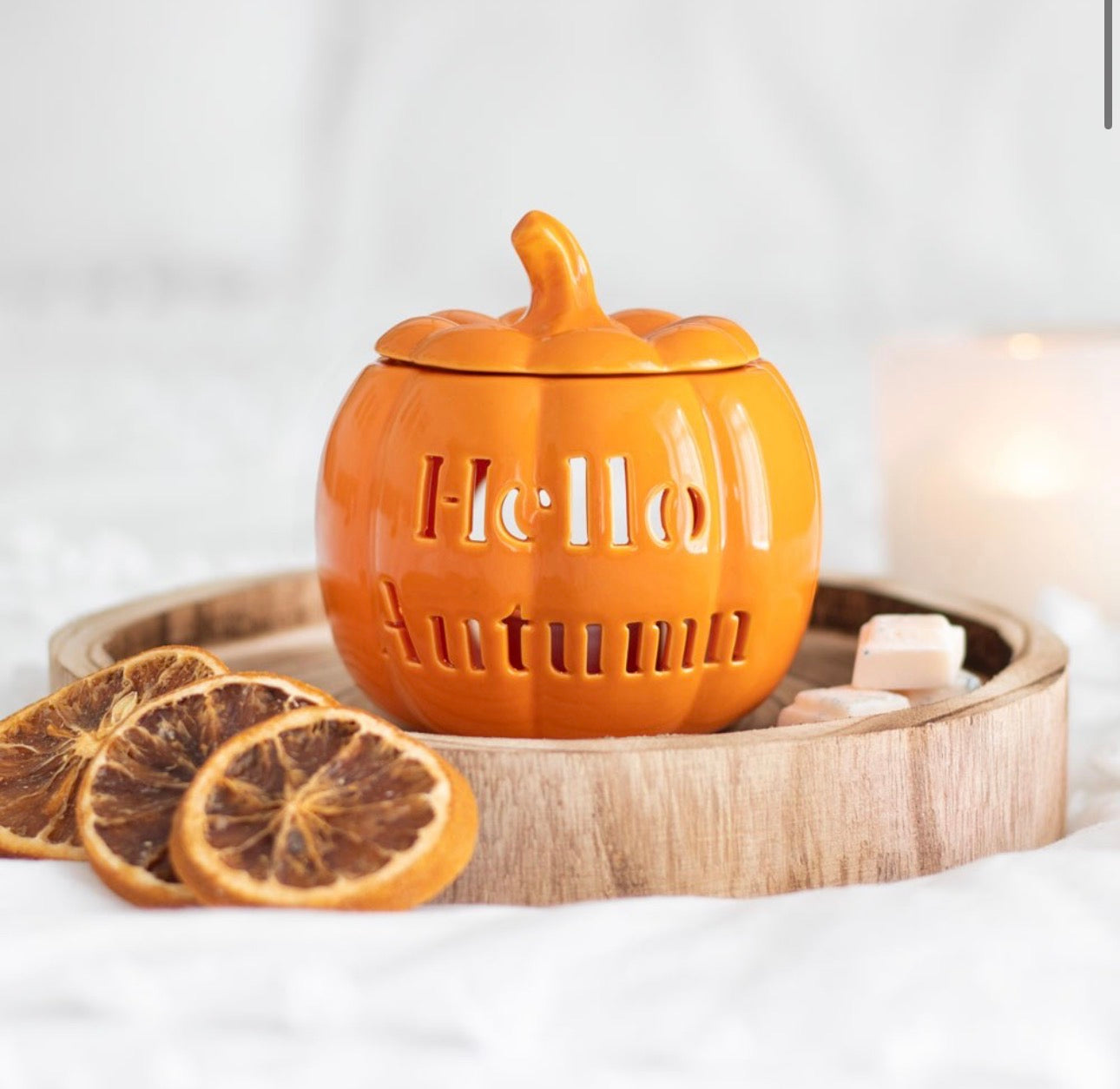 Hello Autumn Pumpkin Oil Burner