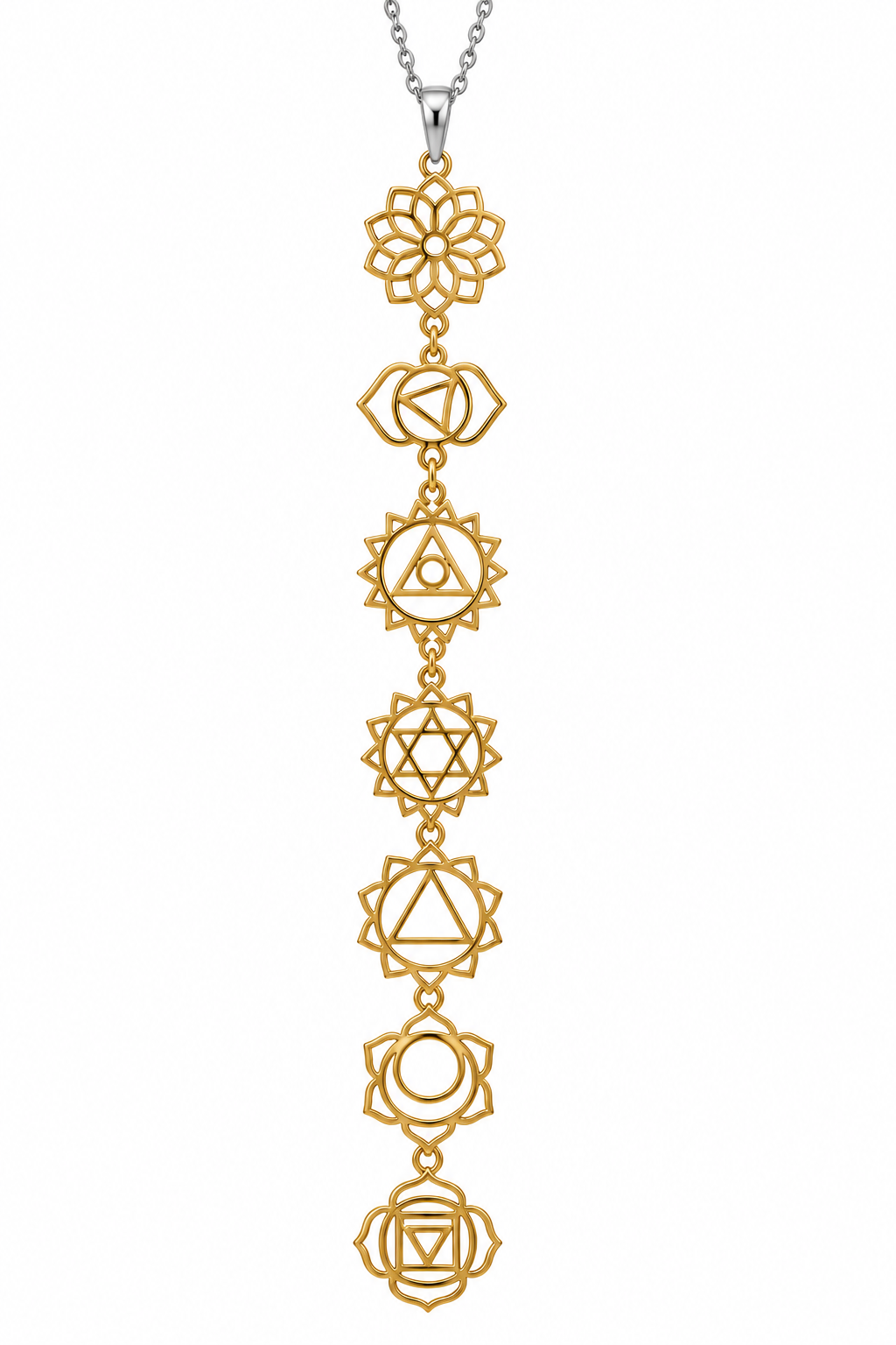 Chakra Necklace Stainless Steal