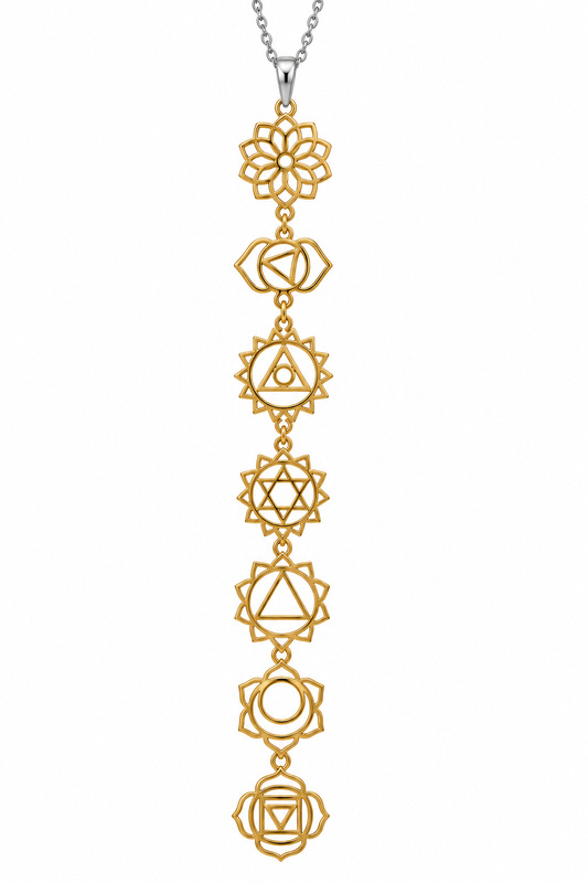 Chakra Necklace Stainless Steal