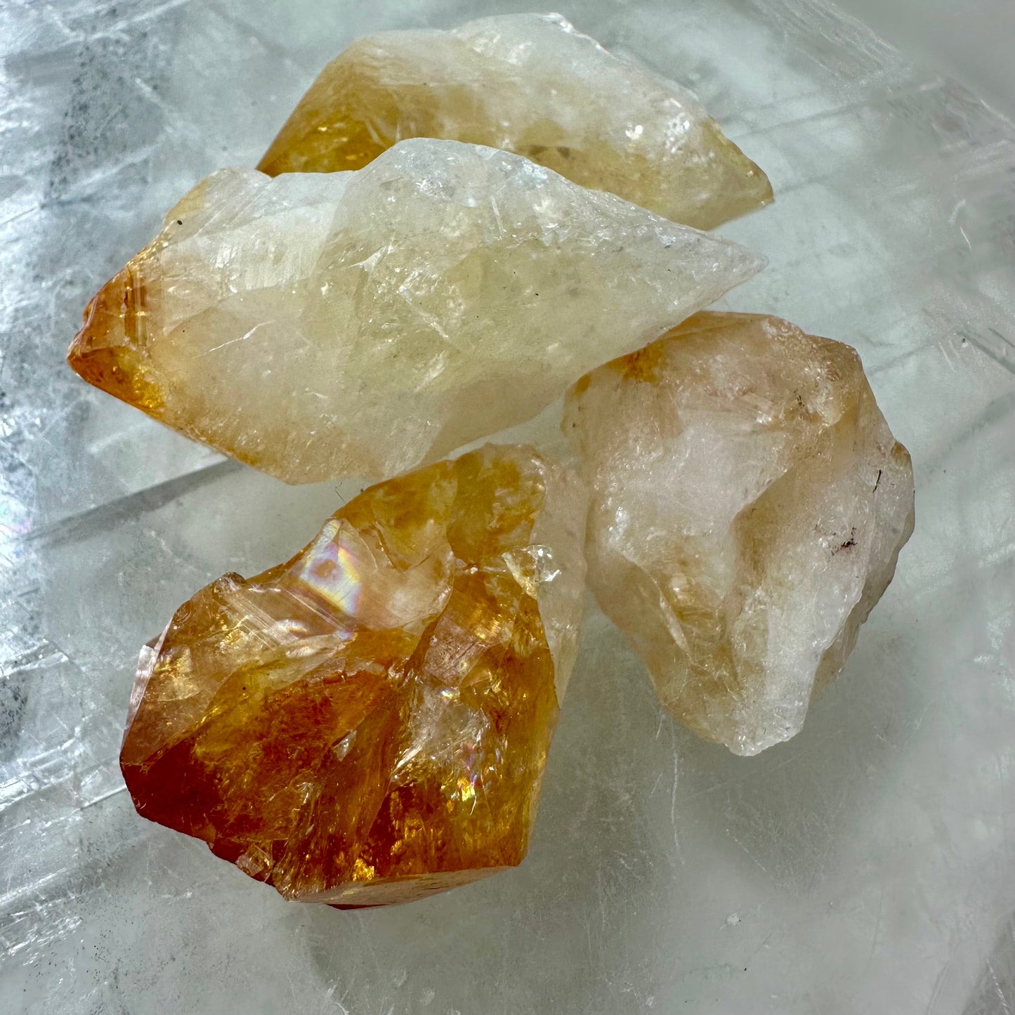 Citrine Raw Points