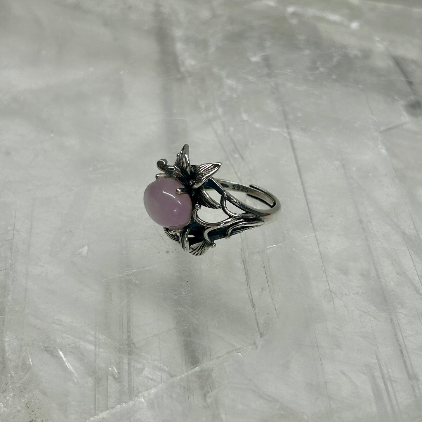 Kunzite Adjustable Ring
