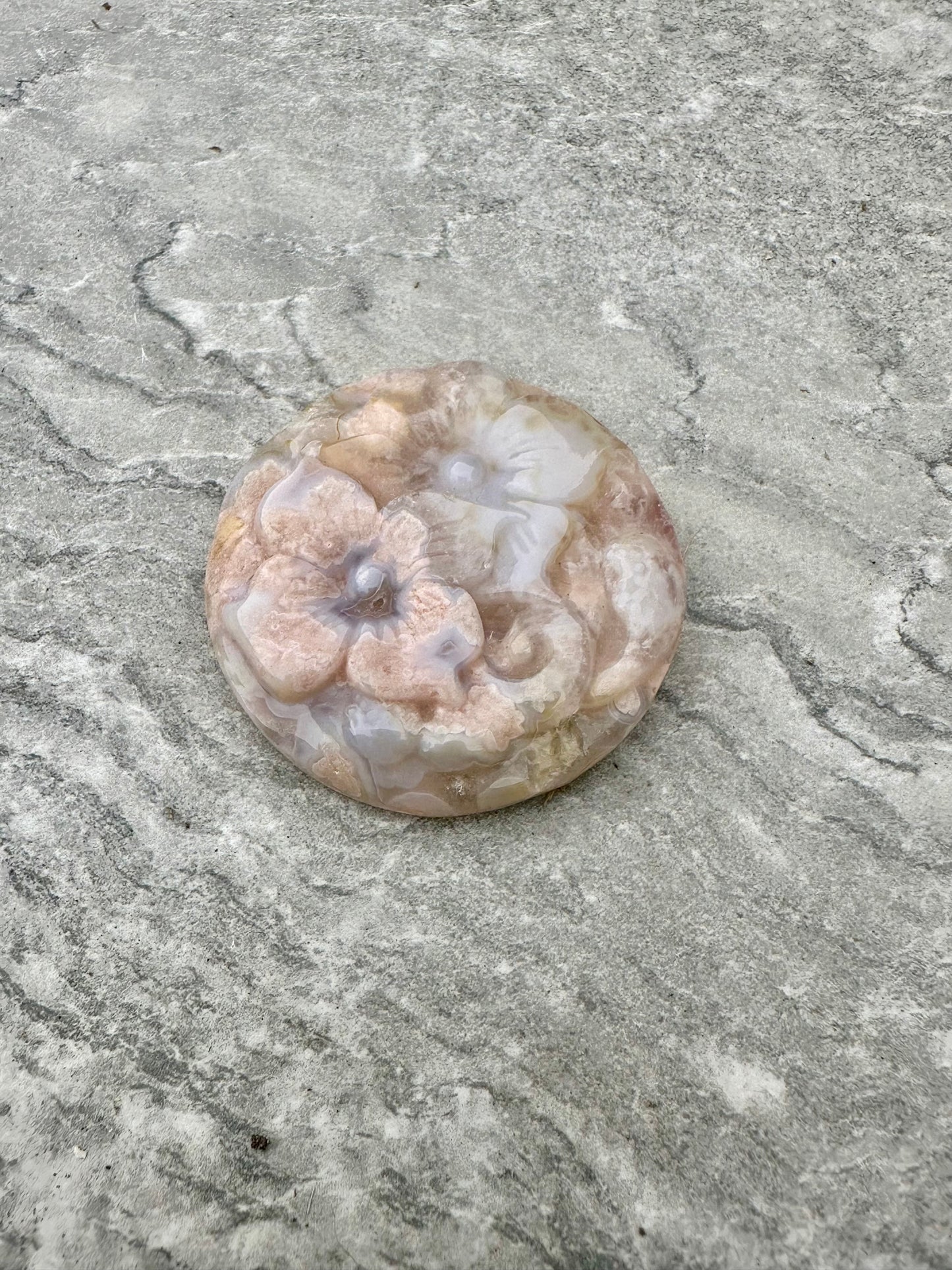 Flower agate