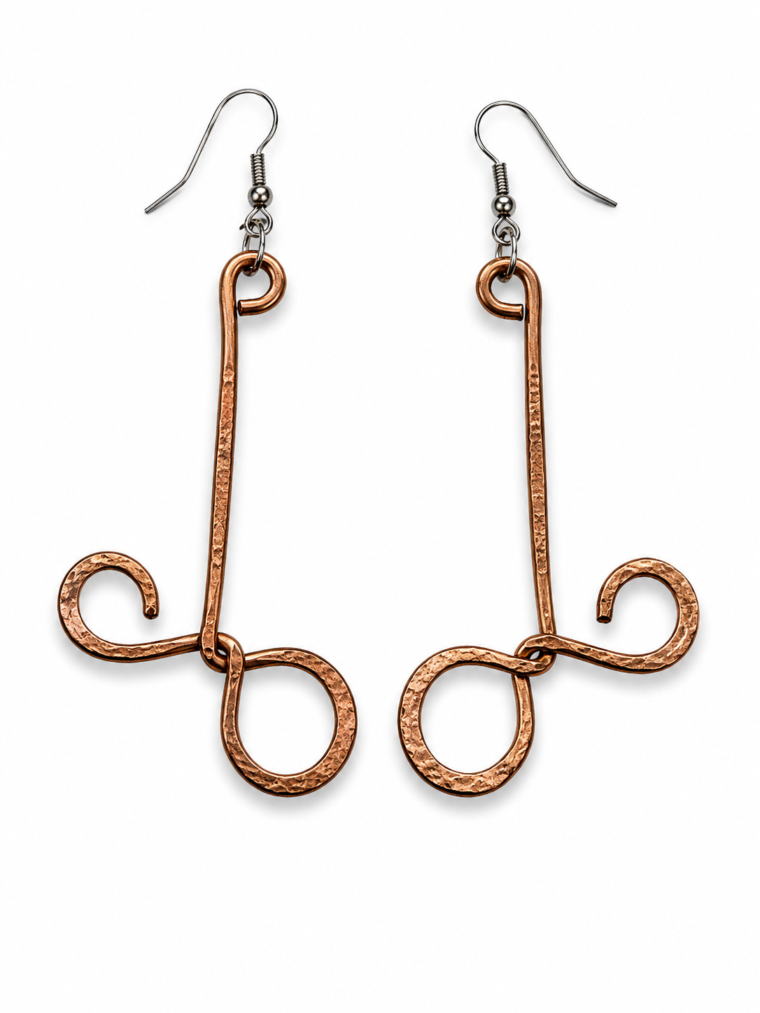 Copper Earrings Handmade