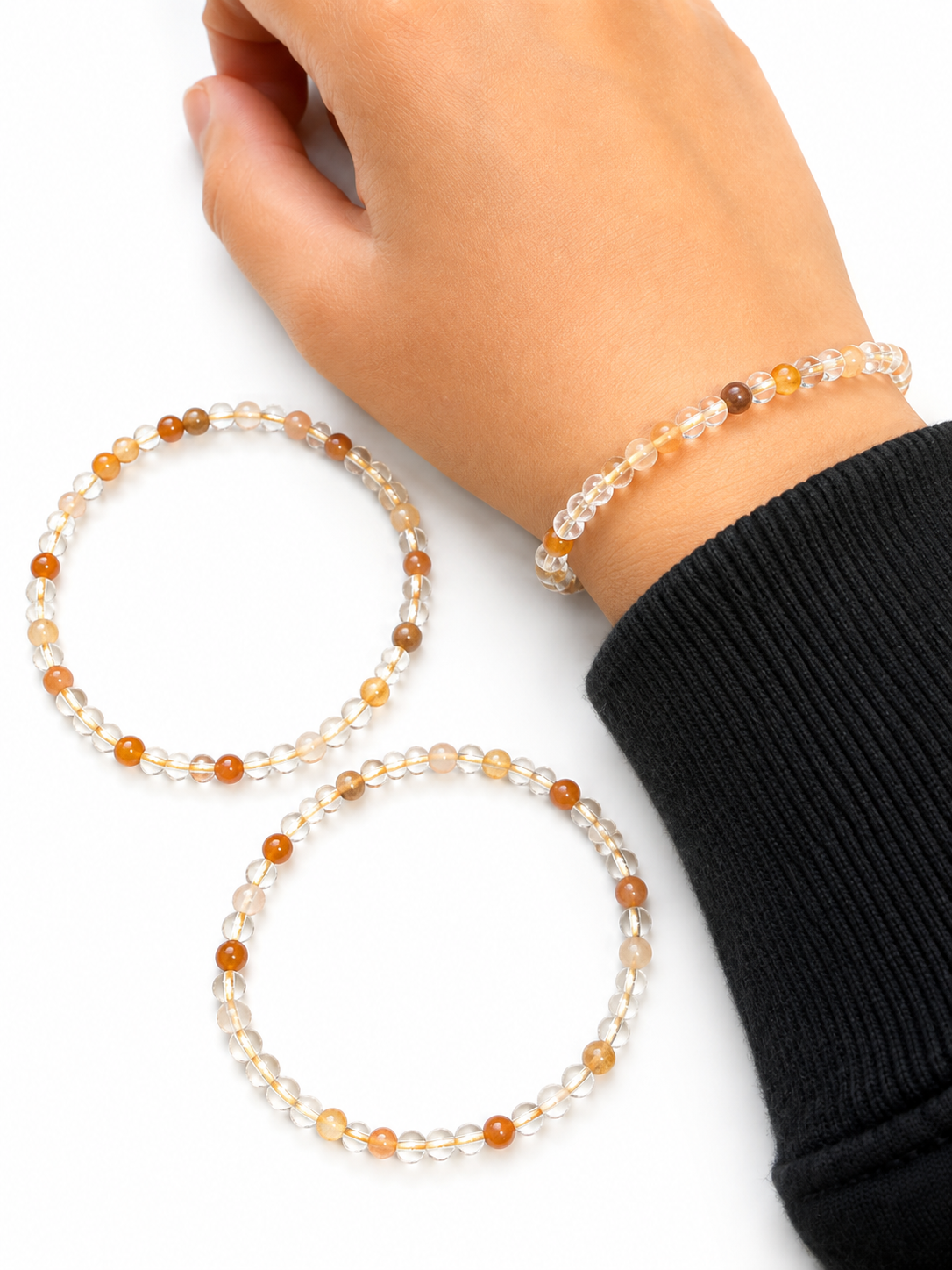 Golden Healer 4mm Crystal Bracelets