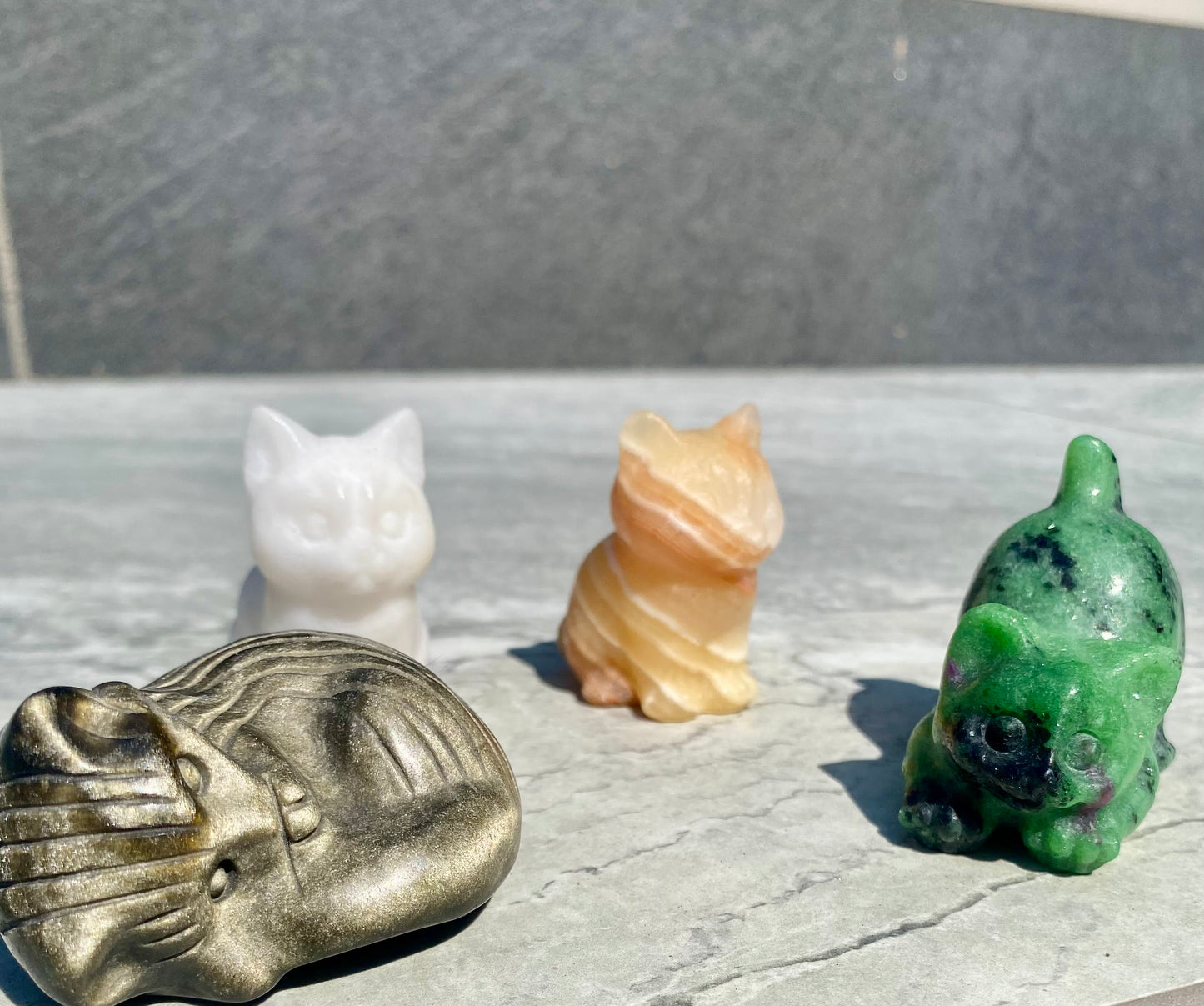 Cat Carvings