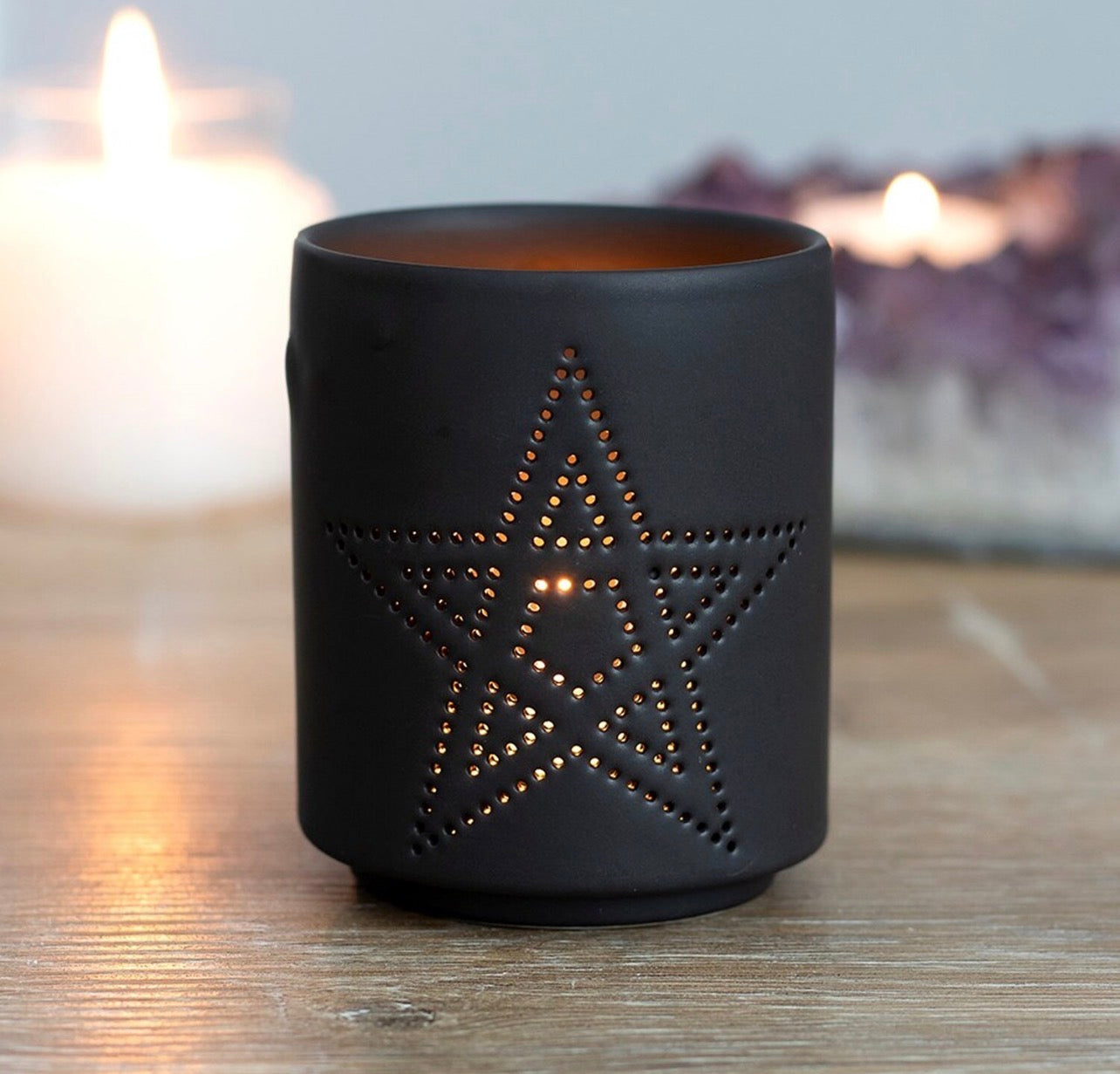 Pentagram Tealight Holder