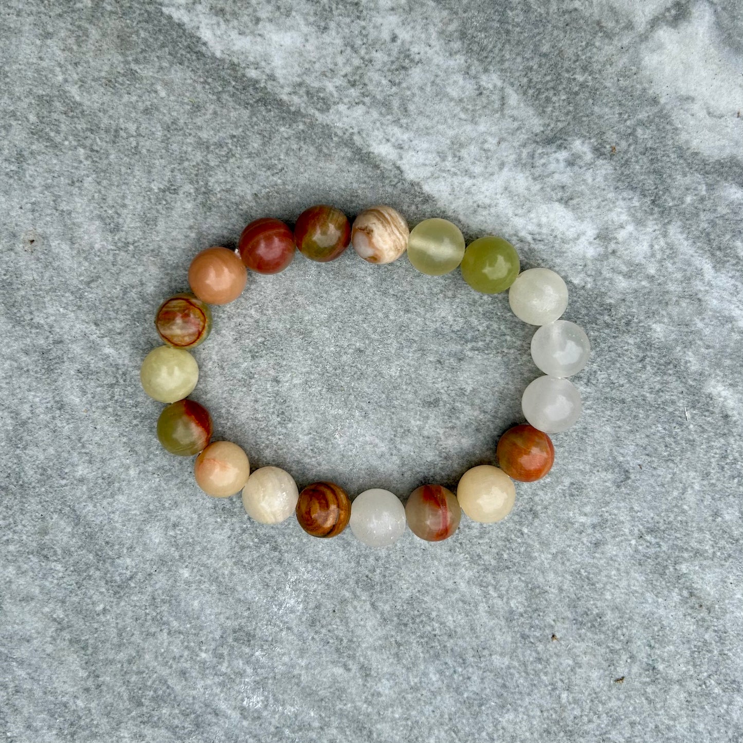 African Jade Bracelets 10mm