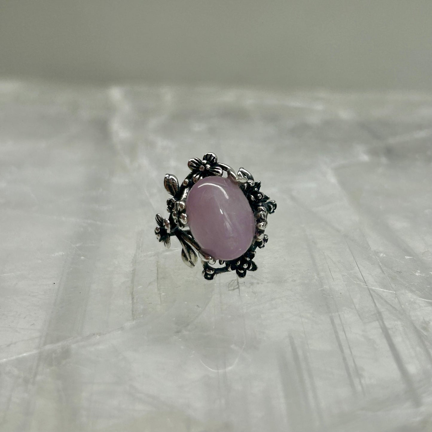 Kunzite Adjustable Ring
