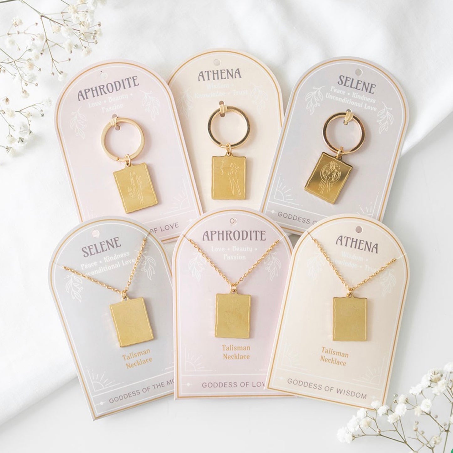 Goddess Energy Talisman Necklaces