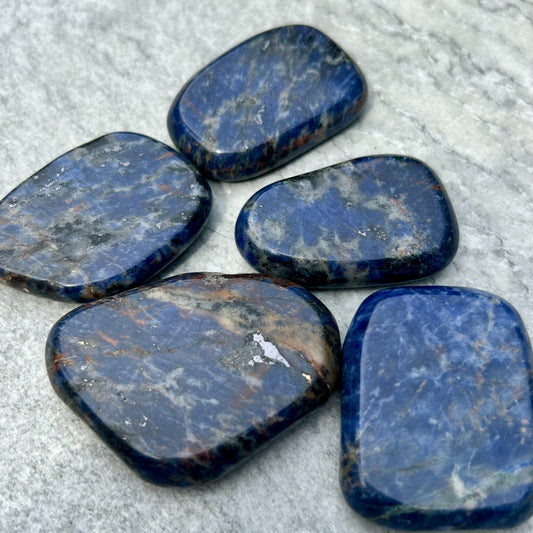 Lapis Palm Stones