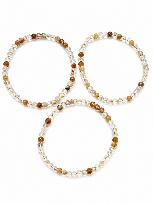 Golden Healer 4mm Crystal Bracelets
