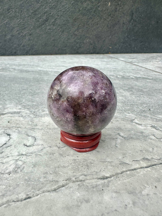 Lepidolite sphere Small