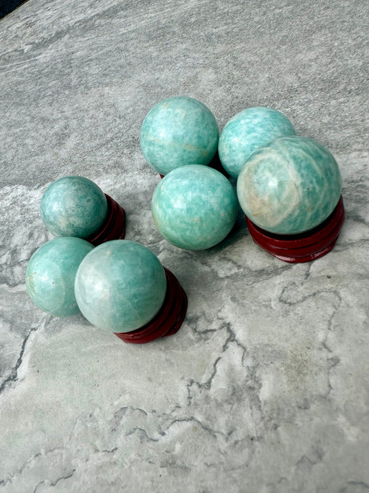 Amazonite Spheres