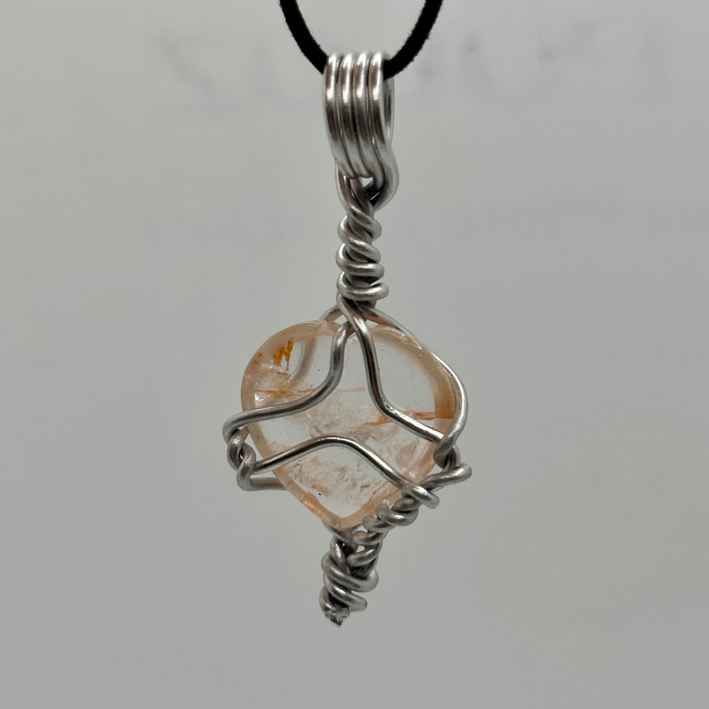 Lee’s Makes Fire Quartz Pendant