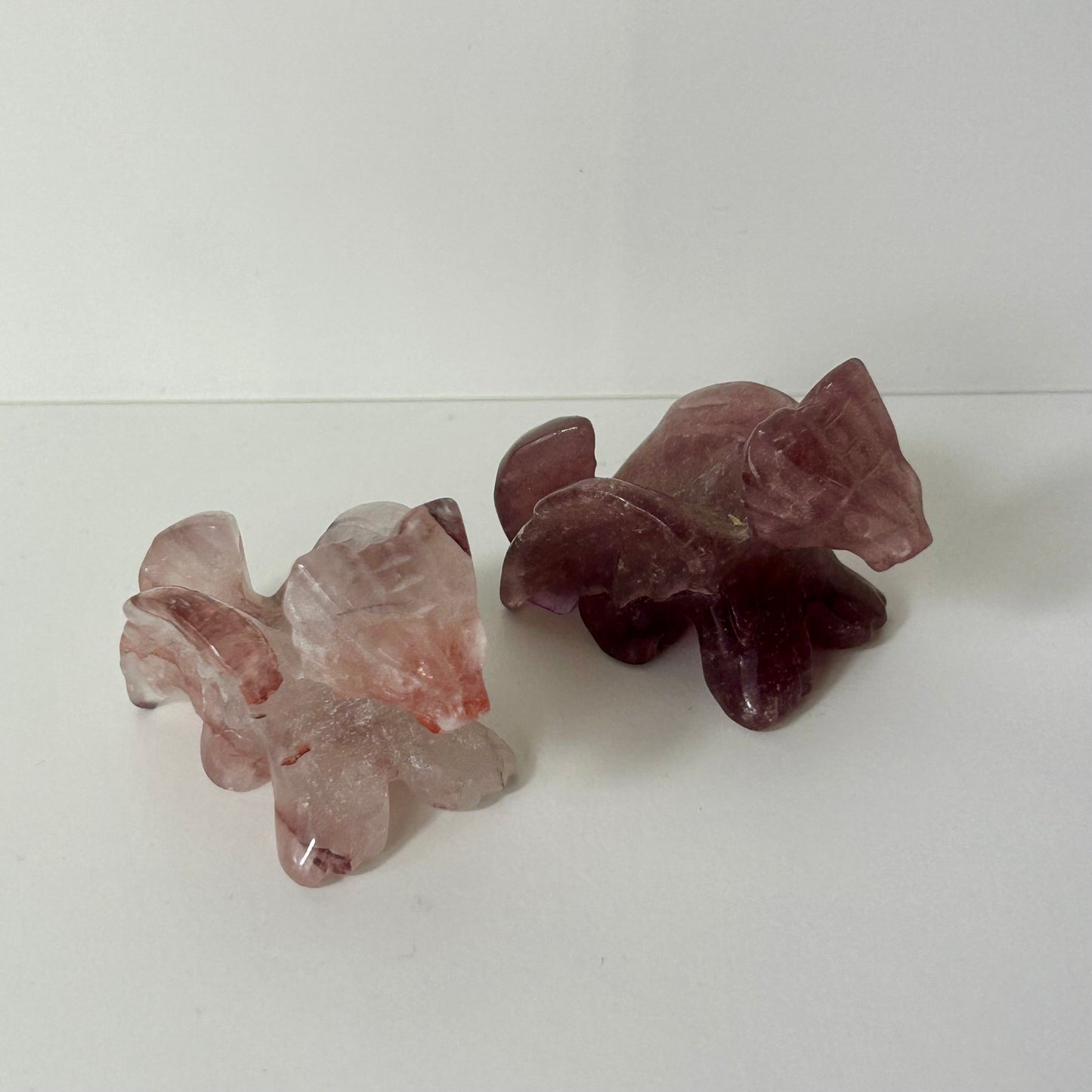 Crystal Dragon carvings