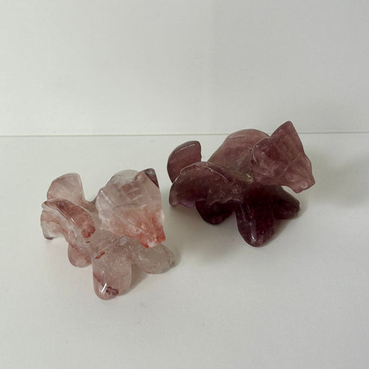 Crystal Dragon carvings