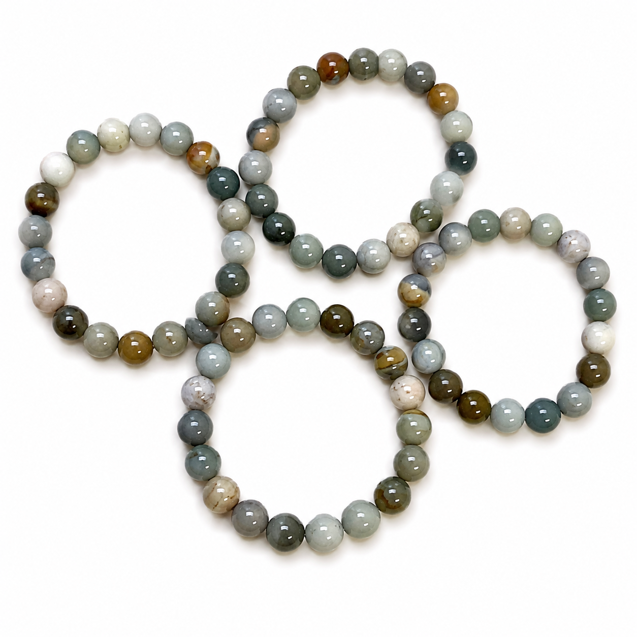 10 mm Polychrome Jasper Bracelets
