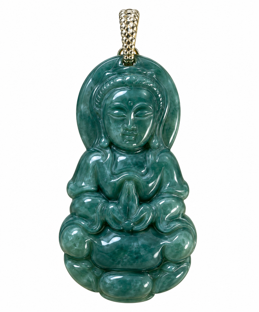 Jade Buddha Pendant